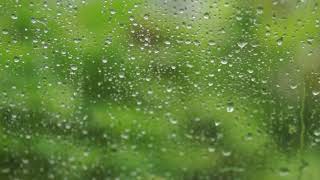 gentle rain sounds for sleeping 3 hours  Relaxing Rain on window  insomniameditationstudy [upl. by Azeria905]