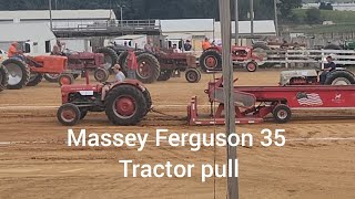 Massey Ferguson 35 tractor pull [upl. by Clemen805]