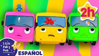 Las ruedas del autobus 🚌 Caricaturas de autobuses 🚌 Canciones infantiles  LBB Español [upl. by Gadmann]