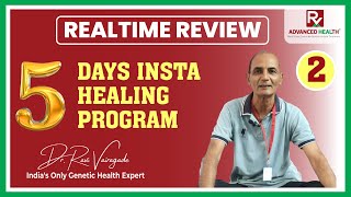 RealTime Review  2 5 Days Insta Healing Program ⏳✨ drravivairagade advancedhealth viralvideos [upl. by Aekal62]