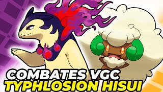 ¡TYPHLOSION DE HISUI ESTÁ COMPLETAMENTE ROTO  COMBATES VGC REGULACIÓN H [upl. by Arihday]