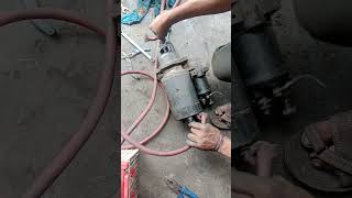 Tata bs3 self starter motor check kaise kare Full information 😱😱 [upl. by Htomit]