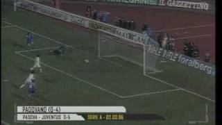 Padova 05 Juventus  Campionato 199596 [upl. by Einrae]