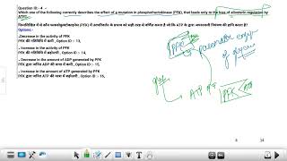 CSIR 2022 PYQs  Phosphofructokinase  Histamine [upl. by Elohcan79]