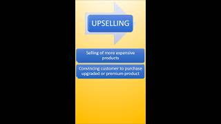 Upselling Explained  What is Upselling shorts [upl. by Aicineohp]