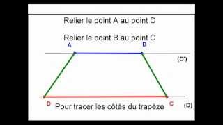 Savoir tracer un trapèze [upl. by Silas86]