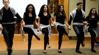 LA Dabke Troupe Performing for SJP UCLA [upl. by Goldin346]