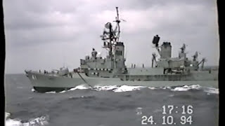 HMAS Westralia amp Brisbane RAS UNREP accident Houston we have a problem [upl. by Erodeht]