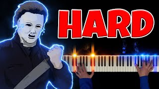 Michael Myers Theme Song  Halloween Piano Version Advanced [upl. by Nho597]