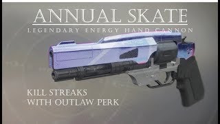 Destiny 2  Annual Skate  Energy Hand Cannon  PVP Gameplay Review [upl. by Haonam]