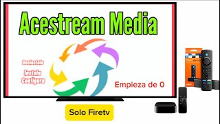 Acestream media Live solo Fire tv stick o FireTv lite  Aprende a usar streaming en 4K —139225 [upl. by Caro827]