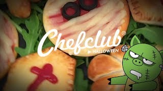 Une tête de mort pour l’apéro   3 idées de recettes halloween façon CHEFCLUB [upl. by Ardnuat538]