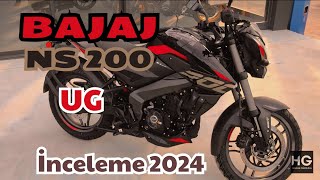 Bajaj Pulsar NS 200 UG  2024  Detaylı İnceleme  Uçar Motosiklet  BAFRA [upl. by Aihsar802]