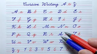 Cursive writing a to z  Cursive abcd  Cursive letter  Cursive abcd  Cursive handwriting practice [upl. by Nirroc]