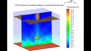 Nucleate Boiling CFD Simulation by Melaku PSU 2008 [upl. by Heidi]