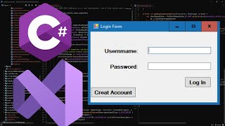 Create Your First C Windows Forms Application using Visual Studio [upl. by Burkitt]