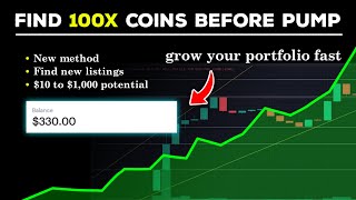 📈 Find new 100x crypto coin projects early  Before they blow up  Before listing [upl. by Ihcelek758]