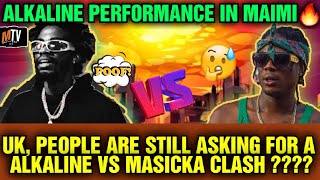 Alkaline Vs Masicka Clash Of The Century Alkalines Electrifying Performance In Miami 2023 [upl. by Emolas]