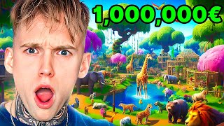 JAI CONSTRUIT UN ZOO EN MOINS DE 24H sur FORTNITE [upl. by Tray]