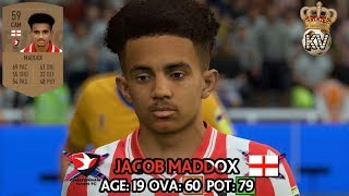 ⚽FIFA 19⚽ALL REAL FACES ENGLISH LEAGUE TWO 1080p FT Maddox Cargill Telford [upl. by Annayk]