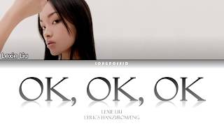 Lexie Liu 刘柏辛  OK OK OK 好吗，好啦，好吧 Lyrics Video HanziRomEng [upl. by Heber]