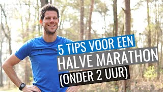 5 tips voor een halve marathon onder 2 uur [upl. by Suzy]