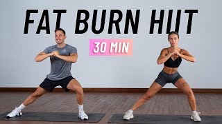 30 MIN FULL BODY CARDIO HIIT Workout For Fat Burn At Home No Equipment [upl. by Annay616]