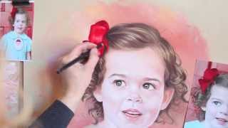 Pastel portrait Drawing a pastel portrait [upl. by Laurice]