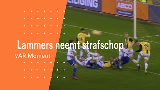 Lammers neemt strafschop  Vitesse  sc Heerenveen  VAR Moment [upl. by Llabmik]