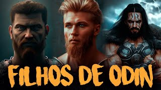 TODOS OS FILHOS DE ODIN MAIS CONHECIDOS E PODEROSOS  MITOLOGIA NÓRDICA [upl. by Damaris61]