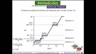 Gráfica de titulación del Aspartato  Parte VII [upl. by Furgeson365]