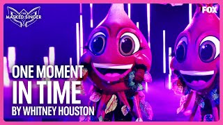 The Beets Perform quotOne Moment In Timequot by Whitney Houston  Season 11  The Masked Singer [upl. by Atiran]