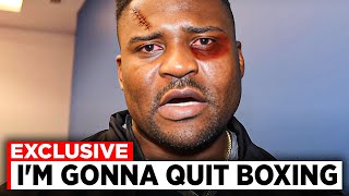 Francis Ngannou ANNOUNCES Retirement From BOXING After Anthony Joshua LOSS EMOTIONAL [upl. by Salina]