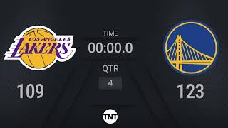 Lakers  Warriors  NBA on TNT Live Scoreboard  KiaTipOff22 [upl. by Valenba]