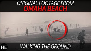 ORIGINAL FOOTAGE  Omaha Beach Assault Wave  WN60 and the German Defenders  Normandy WW2 [upl. by Sacken]