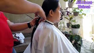 Cutting Long Hair Video Compilation  Ponytail Cutting  Kumpulan Video Potong Rambut Panjang [upl. by Colleen]