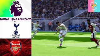 PES 2025  TOTTENHAM HOTSPUR  ARSENAL  NGOẠI HẠNG ANH 2425  BÌNH LUẬN TIẾNG VIỆT [upl. by Enitsirt]