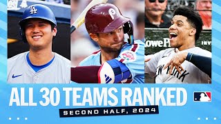 MLB Power Rankings  Second half of 2024 All 30 teams ranked [upl. by Aromas]