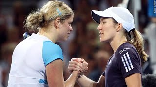 【50fps】Kim Clijsters v Justine Henin  Brisbane 2010 Final Highlights [upl. by Photina]