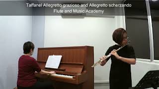 Flute ABRSM Grade 7 from 2022 C3 Taffanel Allegretto grazioso and Allegretto scherzando [upl. by Consuelo]