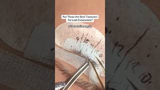 Art of Eyelash Isolation Tweezer Tips and Techniques lashes shorts fypシ゚viral beautytreatment [upl. by Ahsiat]