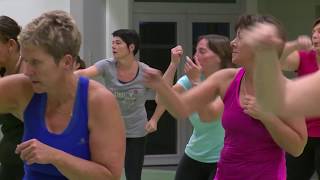 Zumba à Lièpvre avec Didier Lutz [upl. by Eilloh]