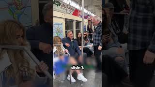 Chaos in the subway shorts viral TaylorWatsonShow [upl. by Ahsemed]