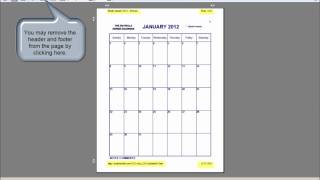 The NoFrills Printable Calendar  How To Print Our Calendars in Portrait and Landscape Mode [upl. by Sabas]