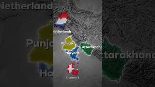 indian states bigger than countries youtubeshorts ytshort educationalvideo education [upl. by Chadburn832]