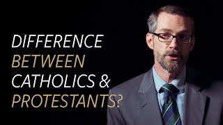 What is the difference between Catholics and Protestants [upl. by Mairhpe]