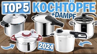 TOP 5 DAMPF KOCHTÖPFE 2024  Die Besten Dampfkochtöpfe 2024 [upl. by Orecul256]