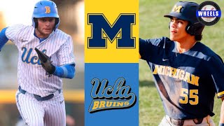 Michigan vs 12 UCLA Highlights  2023 College Baseball Highlights [upl. by Ynot]