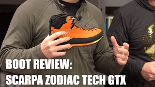 Boot Review Scarpa Zodiac Tech GTX [upl. by Waddington]