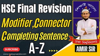 এইচএসসি ২০২৪ ইংরেজি ২য় পত্র  Completing Sentence Modifier Connector  এক ক্লাসেই শেষ করো [upl. by Vincenta816]